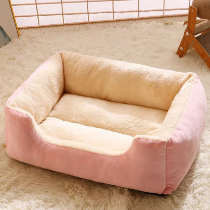 Cozy Pet Bed for Cats and Small Dogs – Soft Cushion House Basket for Ultimate Comfort