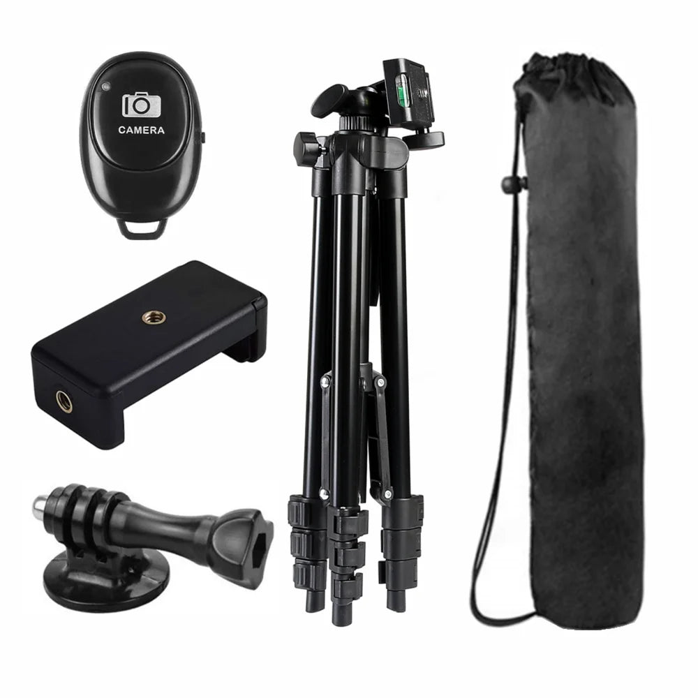 Smartphone Tripod | Portable Mobile Phone Stand | Cellphone Selfie Holder for Photos and Videos