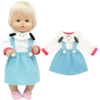 40cm / 16 Inch Reborn Baby Doll Clothes – Cute Rompers Outfit for Nenuco Dolls