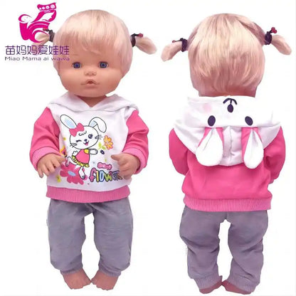 40cm / 16 Inch Reborn Baby Doll Clothes – Cute Rompers Outfit for Nenuco Dolls