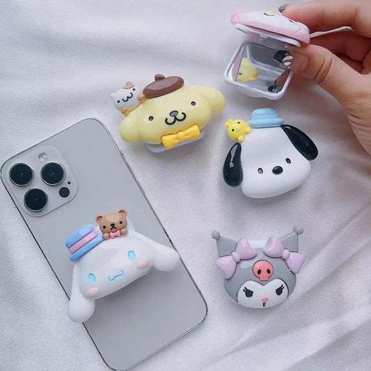 Kawaii Sanrio My Melody Airbag Phone Holder – Cute Kuromi Cartoon Griptok Case Accessory Gift