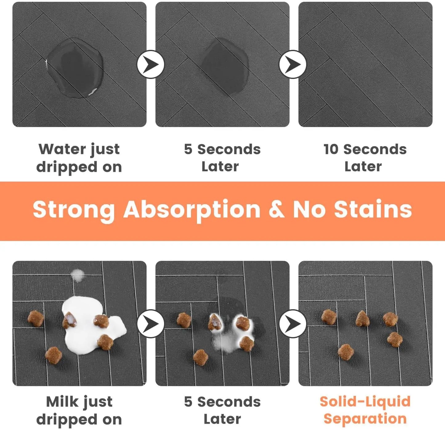 🐶🐱 AquaGuard™ Pet Feeding Mat – Absorbent, Waterproof & Quick-Dry Placemat for Dogs and Cats