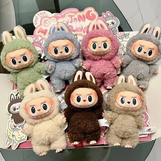 Labubu The Monsters – Sit-Down Party Series (1st & 2nd Gen) | 17cm Vinyl Keychain Pendant Plush Doll