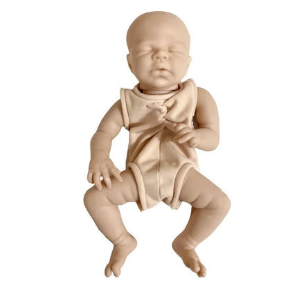 Bebe Reborn Doll Kit Newborn 16 Inches Zendric Reborn Doll Kits Blank Unpainted Unfinished Baby Mold DIY Doll For Girls