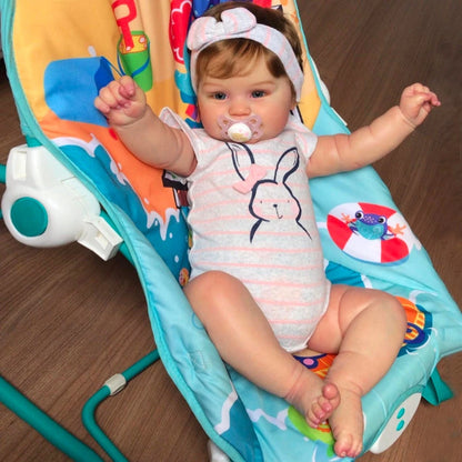 20'' Realistic Reborn Baby Doll – “Maddie” Girl with Hand-Painted Details, Visible Veins & 3D Skin Tone | Holiday Gift Idea