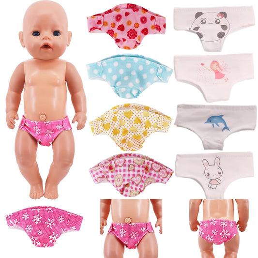Cute Doll Panties for 18-Inch Reborn & American Girl Dolls – Soft & Adorable Underwear Accessories