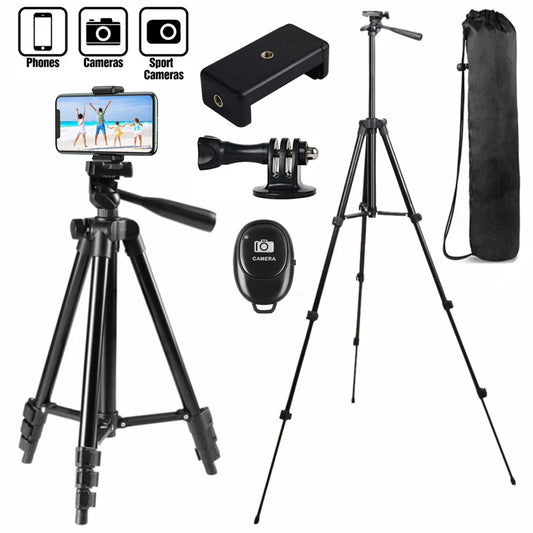 Smartphone Tripod | Portable Mobile Phone Stand | Cellphone Selfie Holder for Photos and Videos